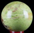 Polished Green Opal Sphere - Madagascar #78767-1